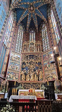 Pala d'altare di Veit Stoss nella basilica di Cracovia