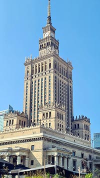 Il Palazzo della Cultura di Varsavia