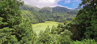 La laguna verde di Santiago