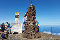 La croce di vetta sul Pico Ruivo, 1862 m