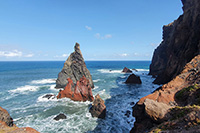 Scogli a Ponta do Castelo, promontorio di San Lorenzo
