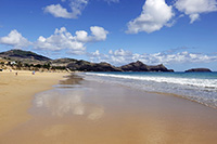 La lunga spiaggia dorata di Porto Santo