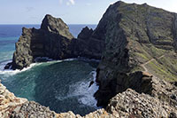 Caletta a Ponta do Castelo, promontorio di San Lorenzo