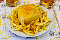 Tipica Francesinha di Porto