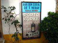 Cartello pubblicitario a Obidos
