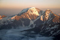 Panorama est all'alba