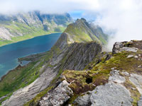 La cresta del monte Helvetestind - Lofoten