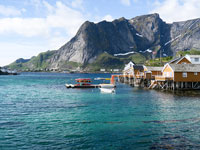 Reinefjorden a Sakrisøya - Lofoten