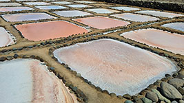 Dettaglio sulle saline di Tenefé