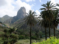 La roccia sopra Vallehermoso