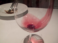 ...bicchiere di "sangue"