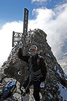 Daniel in vetta al Cervino