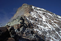 Il tratto finale della cresta dell'Hörnli