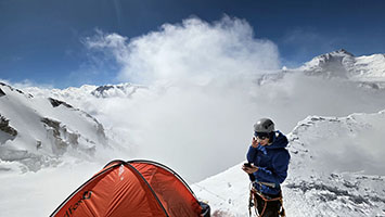 Лагерь третий, 6326 м - Campo tre, 6326 m