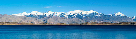 Panorama sul lago Karakul, 3960 m