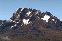Le rocce ed i nevai del Mawenzi
