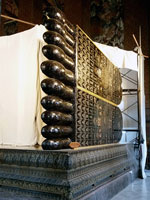Piedi della statua del Bhudda sdraiato
