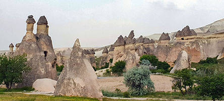 Camini delle fate nella valle di Paşa Bağı