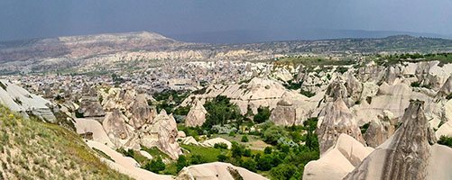 Panorama sulla valle di Göreme