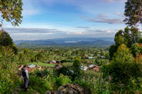 Panorama dal PN Mgahinga a Nyarusiza