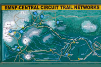 Rete dei sentieri del circuito centrale