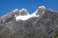 Le cime Alexandra e Margherita
