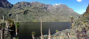 Il lago Bujuku, 3900 m
