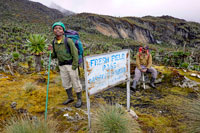 Il passo Fresh Field, 4250 m