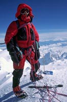 Adriano Dal Cin in vetta al Denali