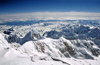 Panorama dalla vetta del Denali