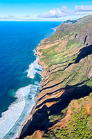 La costa Na Pali nel nord di Kauai