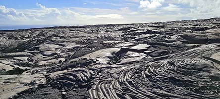 Lava a corda al Kilauea NP a Big Island