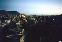 Tramonto a Sana'a