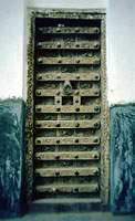 Una porta di Shibam
