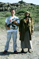 Giuseppe con kalashnikov