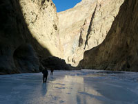 Nelle gole del Tchadar Zanskar