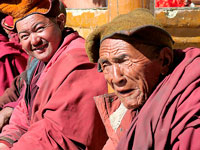 Lama al gompa di Lingshed