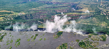 Le cascate Vittoria dall'alto 5
