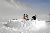Tenda al campo 1 del Vinson