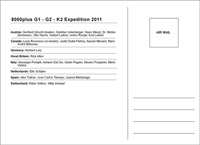 Retro della cartolina della spedizione