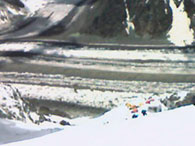 Campo base visto dal campo 1