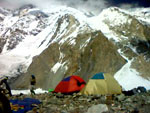 Il nostro campo base e il Broad Peak