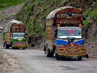 Camion sulla KKH
