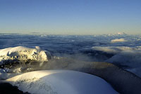 Panorama dalla vetta del Cotopaxi