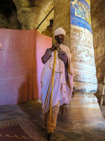 Diacono a Abune Gebre Mikael