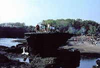 Il gruppo a Tanah Lot