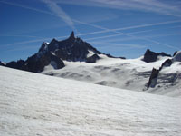 Il dente del gigante dal col du Midi
