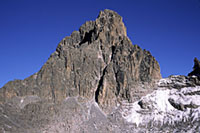 La punta Nelion da sud