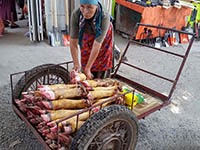 Al mercato della carne di Osh