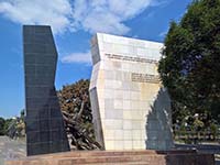 Monumento in centro a Bishkek